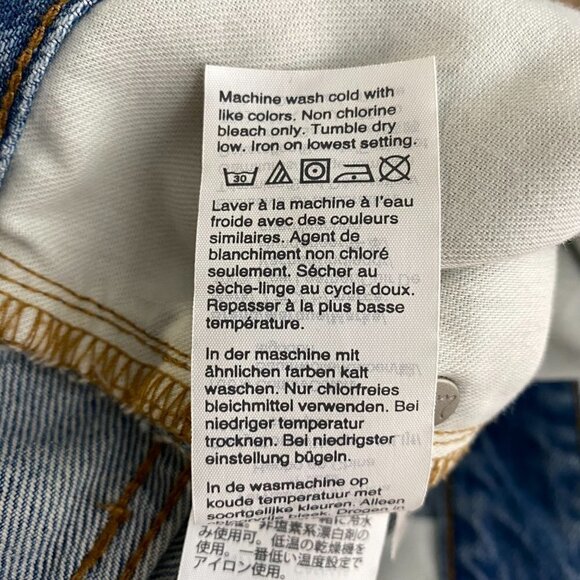 Madewell The Perfect Vintage Jean in Fitzgerald Wash‎ Blue NWT Women's Size 37 - Picture 12 of 13